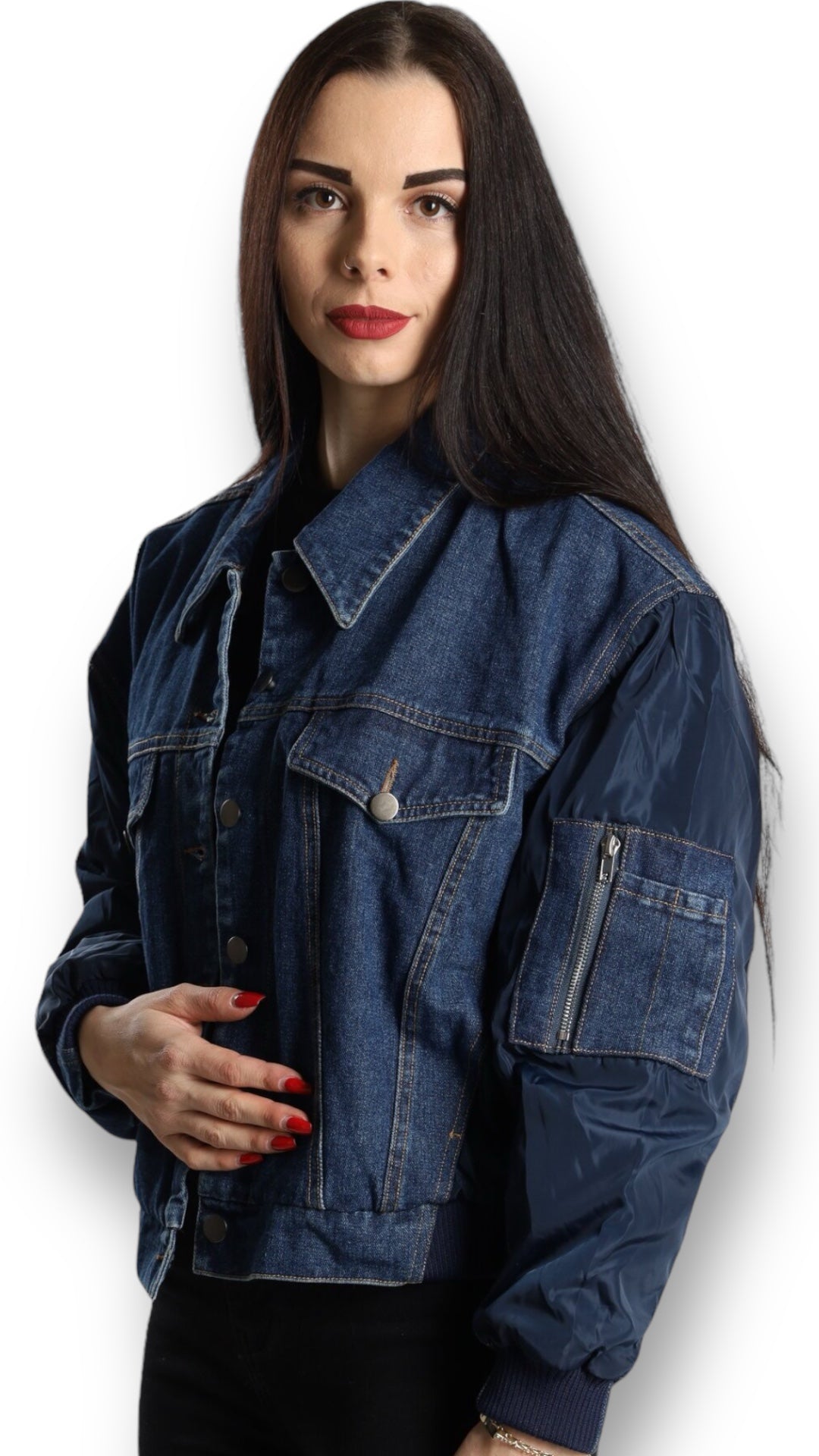 Bomber Jeansjacke