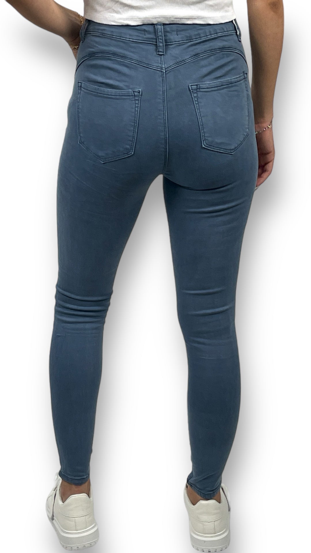 Jeans Milchblau